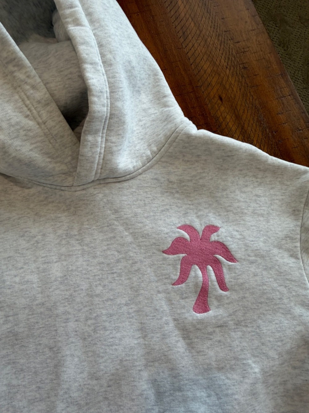 PINK by PINK POCKET Heather Gray Women's Hoodie - XS - Picture 4 of 4